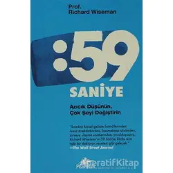 59 Saniye - Richard Wiseman - Pegasus Yayınları