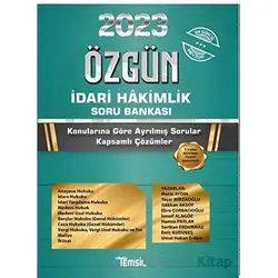 Özgün İdari Hakimlik Soru Bankası - Kolektif - Temsil Kitap