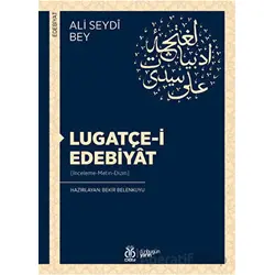 Lugatçe-i Edebiyat - Ali Seydi Bey - DBY Yayınları