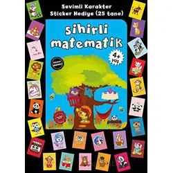 Stickerlı 4+ Yaş Sihirli Matematik - Pedagog Afife Çoruk - Beyaz Panda Yayınları