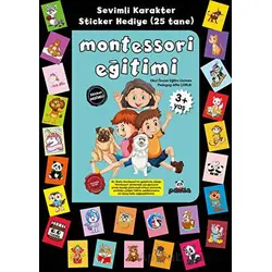 Stickerlı 3+ Yaş Montessori Eğitimi - Pedagog Afife Çoruk - Beyaz Panda Yayınları