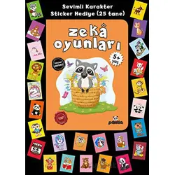 Stickerlı 5+ Yaş Zekâ Oyunları - Pedagog Afife Çoruk - Beyaz Panda Yayınları