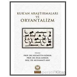 Kur’an Araştırmaları ve Oryantalizm - Kolektif - Marmara Üniversitesi İlahiyat Fakültesi Vakfı