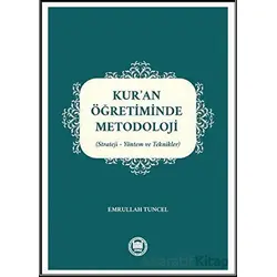 Kur’an Öğretiminde Metodoloji - Emrullah Tuncel - Marmara Üniversitesi İlahiyat Fakültesi Vakfı
