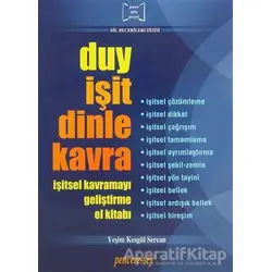 Duy İşit Dinle Kavra - Yeşim Kesgül Sercan - Pencere Sağlık Eğitim Yayınları
