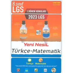 Tonguç 2023 LGS 1.Dönem Yeni Nesil Türkçe Matematik Soru Bankası
