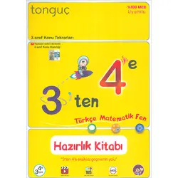 Tonguç 3ten 4e Hazırlık Kitabı