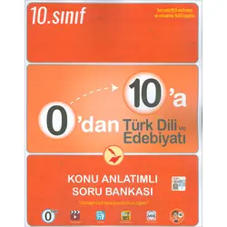 Tonguç 0dan 10a Türk Dili ve Edebiyatı Konu Anlatımlı Soru Bankası