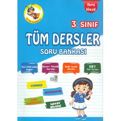 İlkokul 3.Sınıf Tüm Dersler Soru Bankası Atom Karınca Yayınları