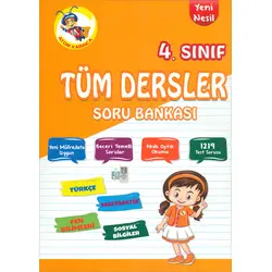 İlkokul 4.Sınıf Tüm Dersler Soru Bankası Atom Karınca Yayınları