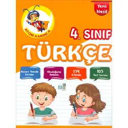 4.Sınıf Türkçe Atom Karınca Yayınları