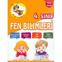 4.Sınıf Fen Bilimleri Atom Karınca Yayınları