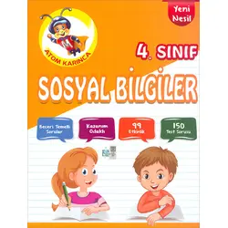 4.Sınıf Sosyal Bilgiler Atom Karınca Yayınları
