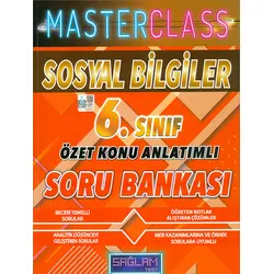 Sosyal Bilgiler 6.Sınıf Özet Konu Anlatımlı Soru Bankası Sağlam Test