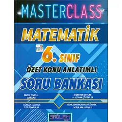 Matematik 6.Sınıf Özet Konu Anlatımlı Soru Bankası Sağlam Test