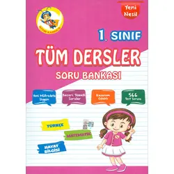 İlkokul 1.Sınıf Tüm Dersler Soru Bankası Atom Karınca Yayınları