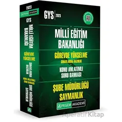 2025 GYS MEB Görevde Yükselme Sınavlarına Hazırlık Konu Anlatımlı Soru Bankası Şube Müdürlüğü Sayman