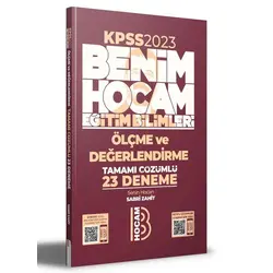 Benim Hocam KPSS 2023 Ölçme ve Değerlendirme 23 Deneme