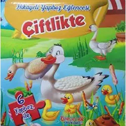 Hikayeli Yapboz Eğlencesi - Çiftlikte - Kolektif - Yumurcak Yayınları