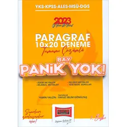 Yargı 2023 KPSS-YKS-ALES-DGS-MSÜ Panik Yok Paragraf