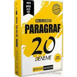 KPSS ALES DGS Ezberbozan Paragraf 20 Deneme - Kolektif - Pegem Akademi Yayıncılık