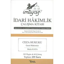 İmtiyaz - İdari Hakimlik Soru Kitabı - Bahadır Erkol - Temsil Kitap