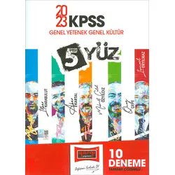 Yargı 2023 KPSS Genel Yetenek Genel Kültür 5 Yüz Ekibi Çözümlü 10 Deneme