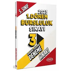 Data 5.Sınıf 1.Dönem Bursluluk Sınavı Çözümlü 3 Fasikül Deneme Sınavı
