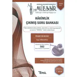 Hakimlik MÜESSİR İdare Hukuku Çıkmış Soru Bankası Çözümlü Temsil Kitap