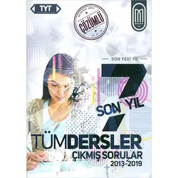 TYT Tüm Dersler Son 7 Yıl Çözümlü Çıkmış Sorular MEG Yayınları