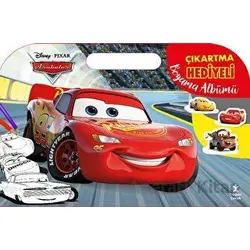 Disney Arabalar Çıkartma Hediyeli Boyama Albümü - Kolektif - Doğan Çocuk