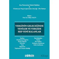 Verginin Geleceğinde Yeniler ve Vergide Hep Yeni Kalanlar - Billur Yaltı - On İki Levha Yayınları