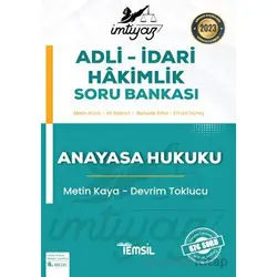İmtiyaz Anayasa Hukuku Soru Bankası - Kolektif - Temsil Kitap