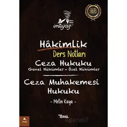 İmtiyaz Dare Hukuku İdari Yargılama Usul Hukuku Hakimlik Ders Notları - Metin Kaya - Temsil Kitap