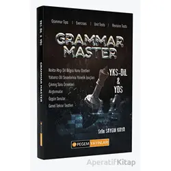 YÖKDİL Grammar Master YKS - DİL - YDS - Selin Saygın Kaya - Pegem Akademi Yayıncılık