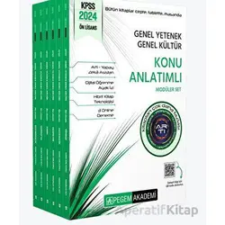 2024 KPSS Ön Lisans Konu Anlatımlı Modüler Set Genel Yetenek Genel Kültür (6 Kitap)