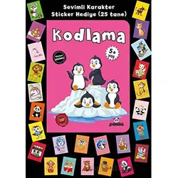 Stickerlı 5+ Yaş Kodlama - Pedagog Afife Çoruk - Beyaz Panda Yayınları