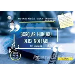 Borçlar Hukuku Ders Notları - S. Mehmet Yıldırım - Umuttepe Yayınları