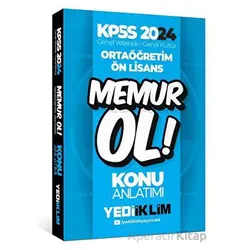 Yediiklim 2024 KPSS Ortaöğretim-Önlisans Memur Ol Konu Anlatımı (5 Ders Tek Kitap)