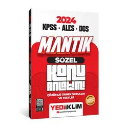 Yediiklim 2025 KPSS - ALES - DGS Sözel Mantık Konu Anlatımı