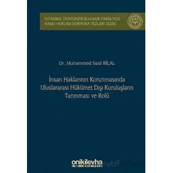 İnsan Haklarının Korunmasında Uluslararası Hükümet Dışı Kuruluşların Tanınması ve Rolü