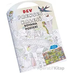 Prenses Kalesi Dev Boyama Posteri - Kolektif - 0-6 Yaş Yayınları