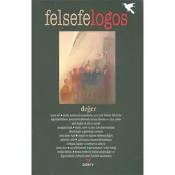 Felsefelogos Sayı: 71 Değer Umuttepe Yayınları