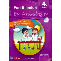 4. Sınıf Fen Bilimleri Ev Arkadaşım - Kolektif - 4 Adım Yayınları