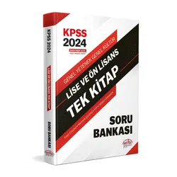 Editör 2024 KPSS LİSE VE ÖN LİSANS TEK KİTAP KONU