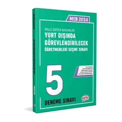 MEB Yurt Dışında Görevlendirilecek Öğretmenleri Seçme Sınavı 5 Deneme Sınavı