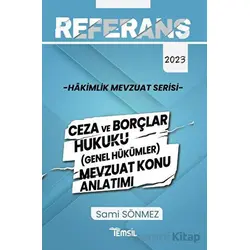 Referans Mevzuat Serisi Hakimlik Ceza ve Borçlar Hukuku (Genel Hükümler) Mevzuat Konu Anlatımı