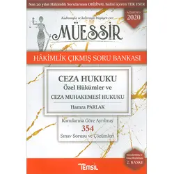 Müessir Ceza Hukuku Hakimlik Çıkmış Soru Bankası Temsil Kitap