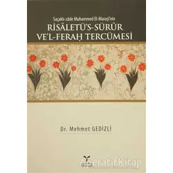 Saçaklı-zade Muhammed El-Maraşinin Risaletü’s-Sürur Ve’l-Ferah Tercümesi