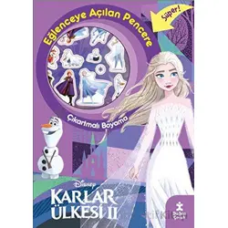 Karlar Ülkesi 2 Eğlenceye Açılan Pencere Çıkartmalı Boyama Kitabı - Kolektif - Doğan Çocuk